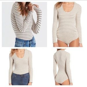 Madewell Striped Bodysuit